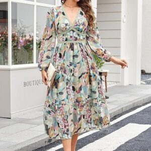 EleganceWrap Maxi Dress