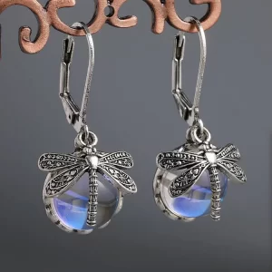 CrystalBloom Stud Earrings (Set of 2)