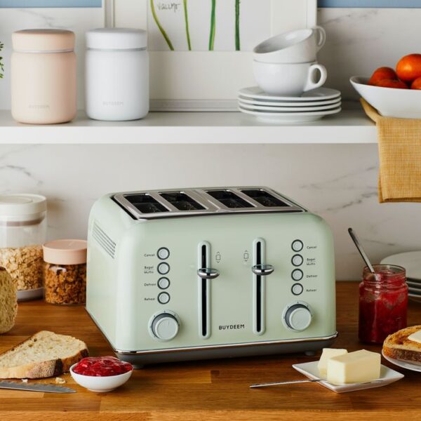ToastEase 4-Slice Toaster (Wide Slot)